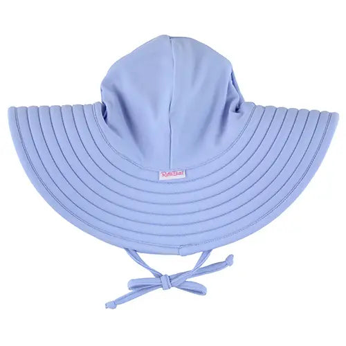 Ruffle Butts Periwinkle Blue Swim Hat