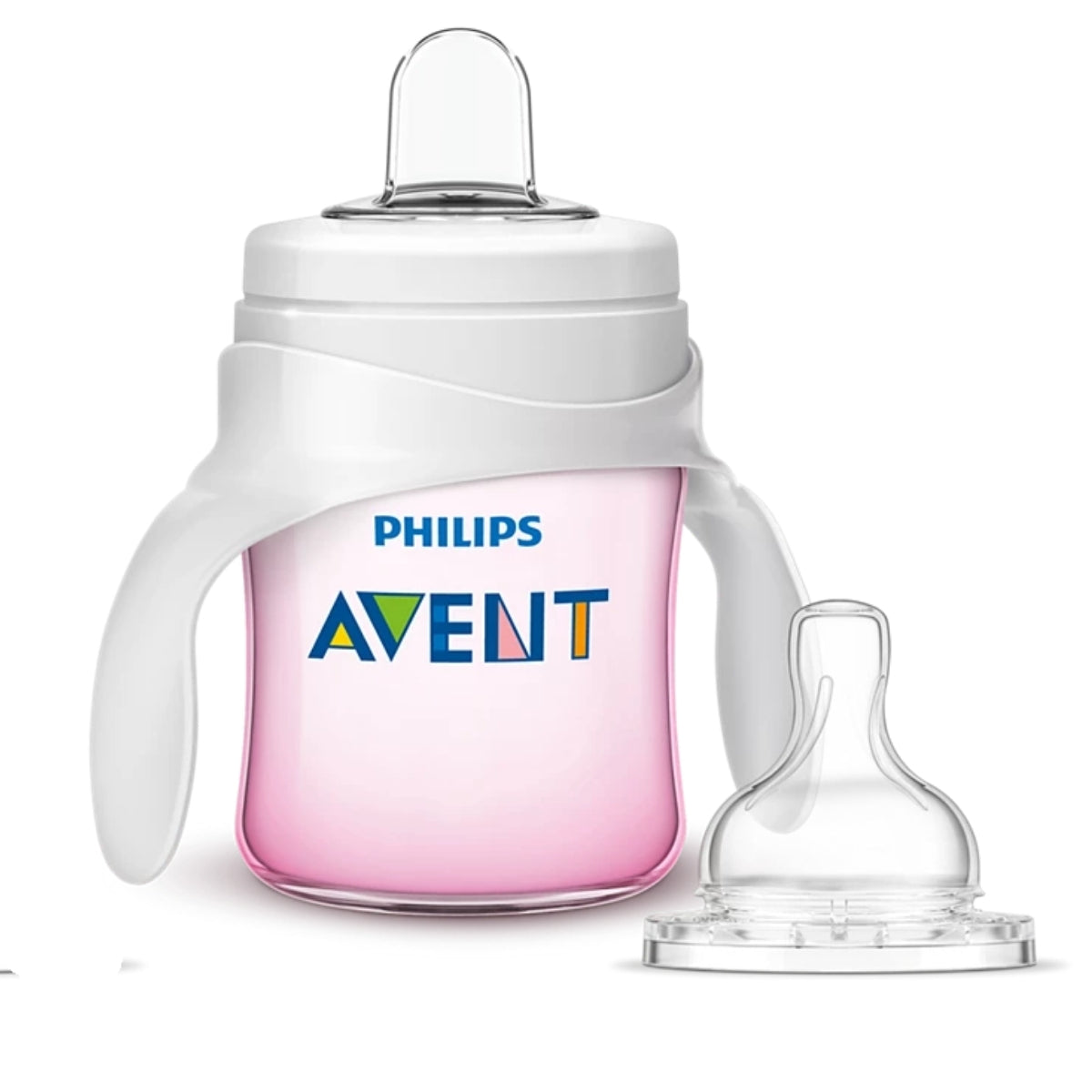 Philips Avent My First Transition Cup 4oz - Pink on Luna Baby Store Miami
