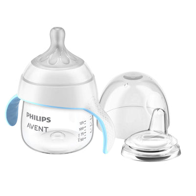 Philips Avent - 1Pk Natural Trainer Sippy Cup With Fast Flow Nipple And Soft Spout, Clear, 5Oz