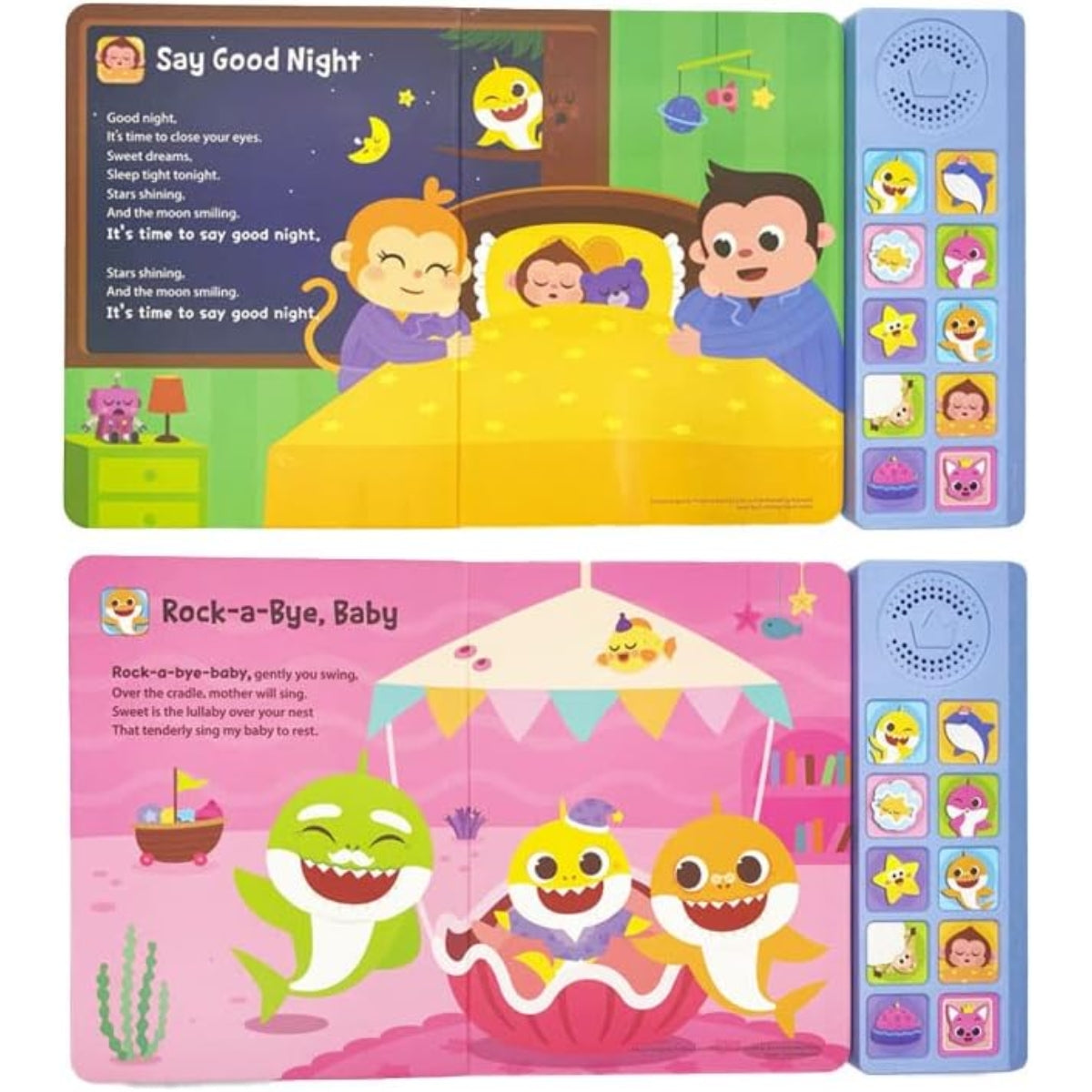Pinkfong 10 Button Sound Book - Baby Shark Bedtime on Luna Baby Store Miami