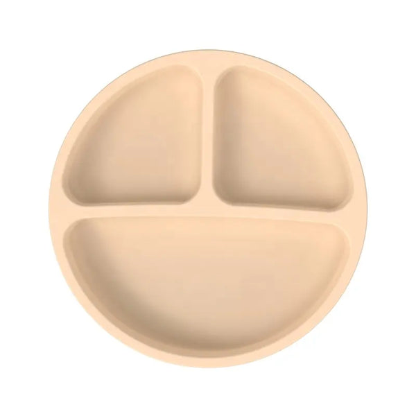 Plate Silicone Suction - Beige