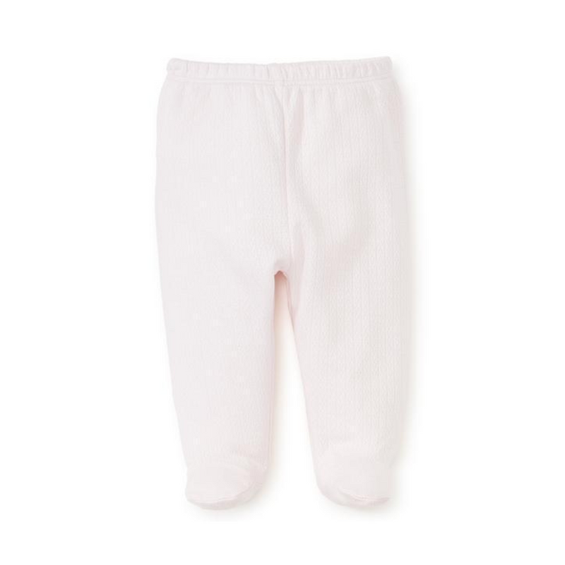 Kissy Kissy Pointelle Footed Pant Pink - Luna Baby Store Miami