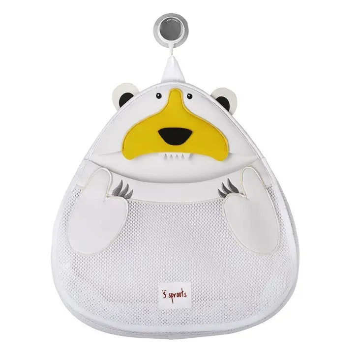 3 Sprouts Bath Storage Polar Bear