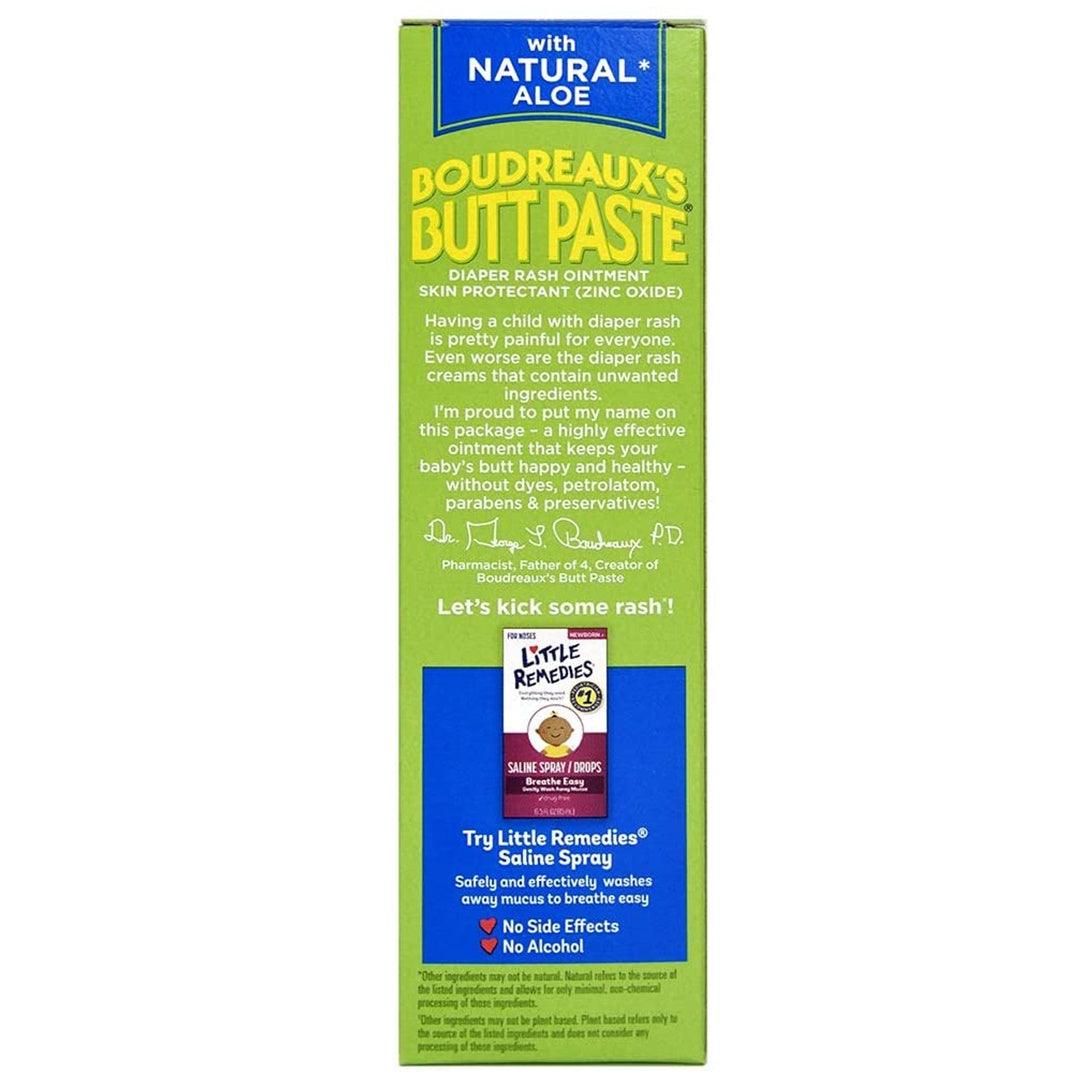 Pomada Boudreaux's Para Assadura Butt Paste Natural Aloe 113Gr - Boudreaux'S Babytunes