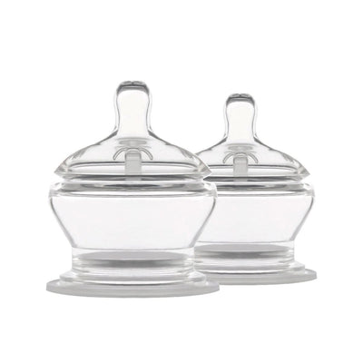 PopYum Stage 2 Medium Flow Nipple, 2-Pack 3M+