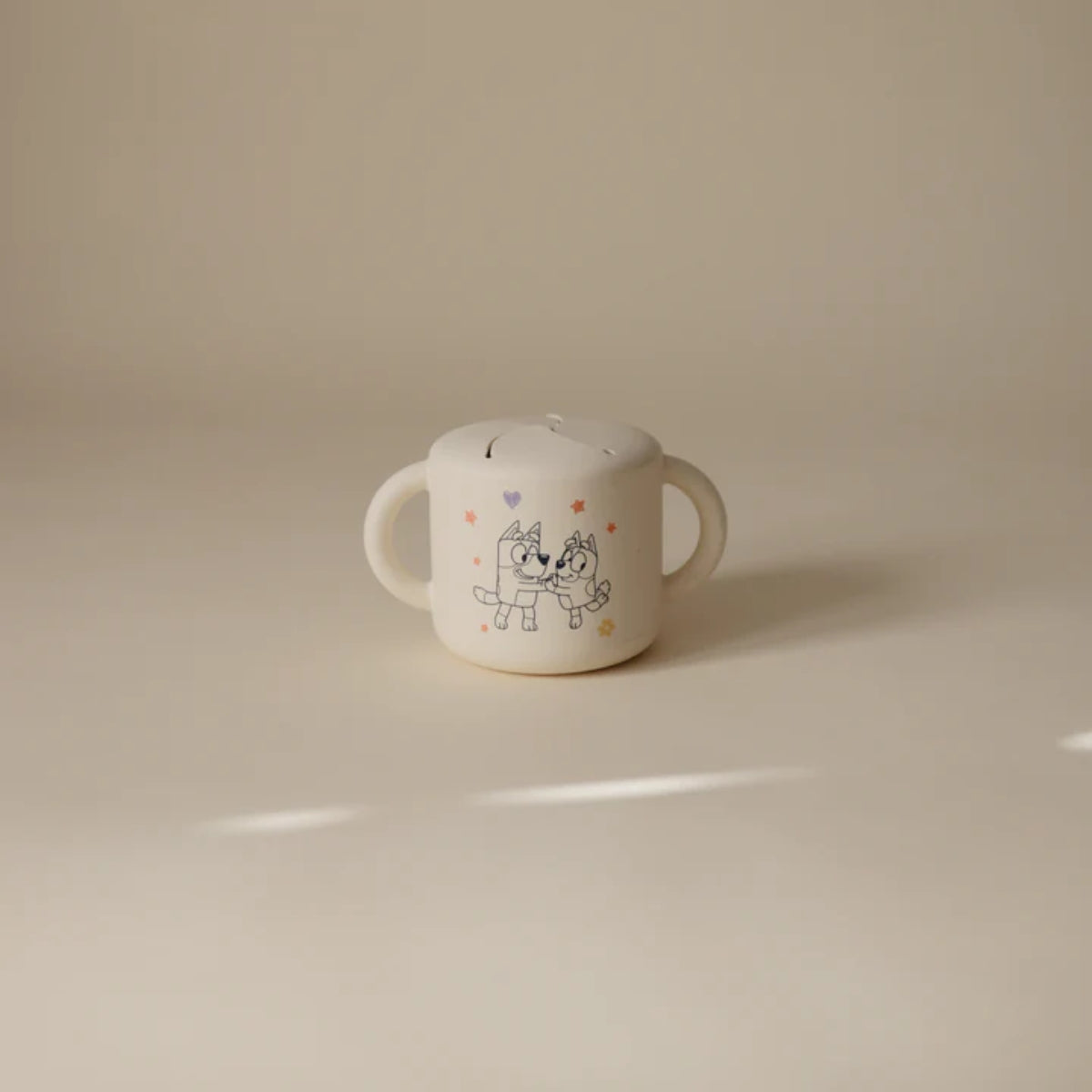 Mushie Snack Cup Bluey Ivory