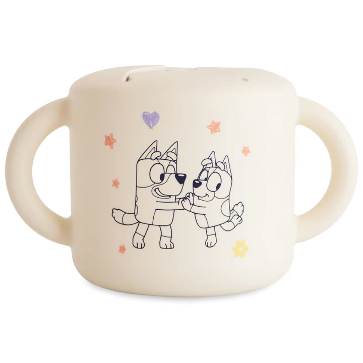 Mushie Snack Cup Bluey Ivory