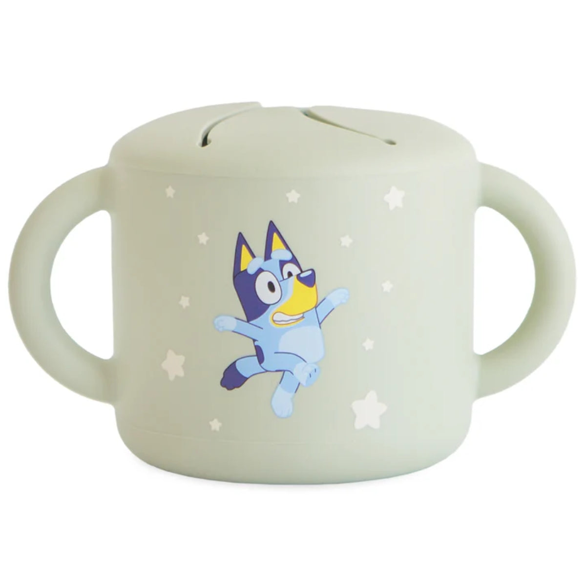 Mushie Snack Cup - Bluey Sage on Luna Baby Store Miami