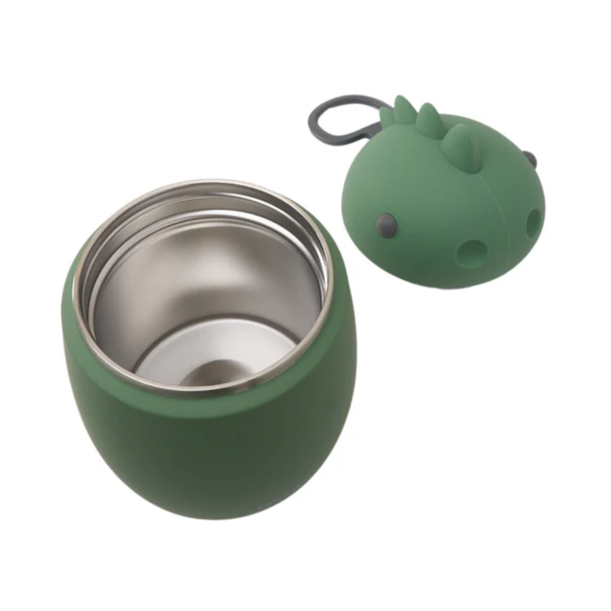Asobu - Bestie Foodie Kids Insulated Food Jar Dinosaur - Durable Stainless Steel Construction