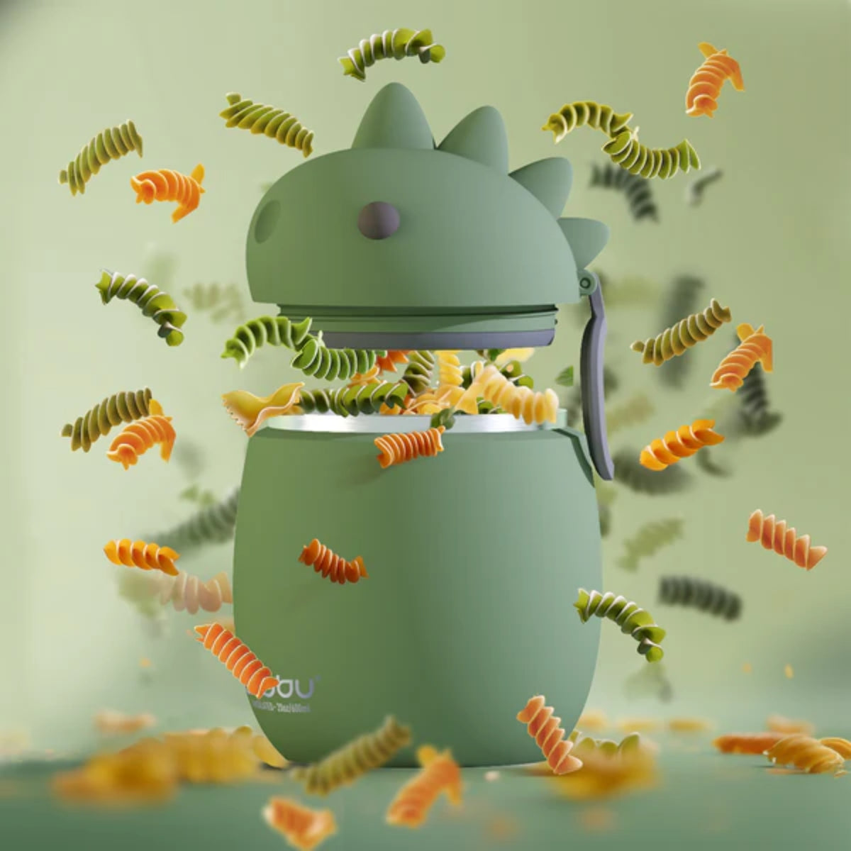 Asobu - Bestie Foodie Kids Insulated Food Jar Dinosaur - Keeps Meals Fresh for Hours