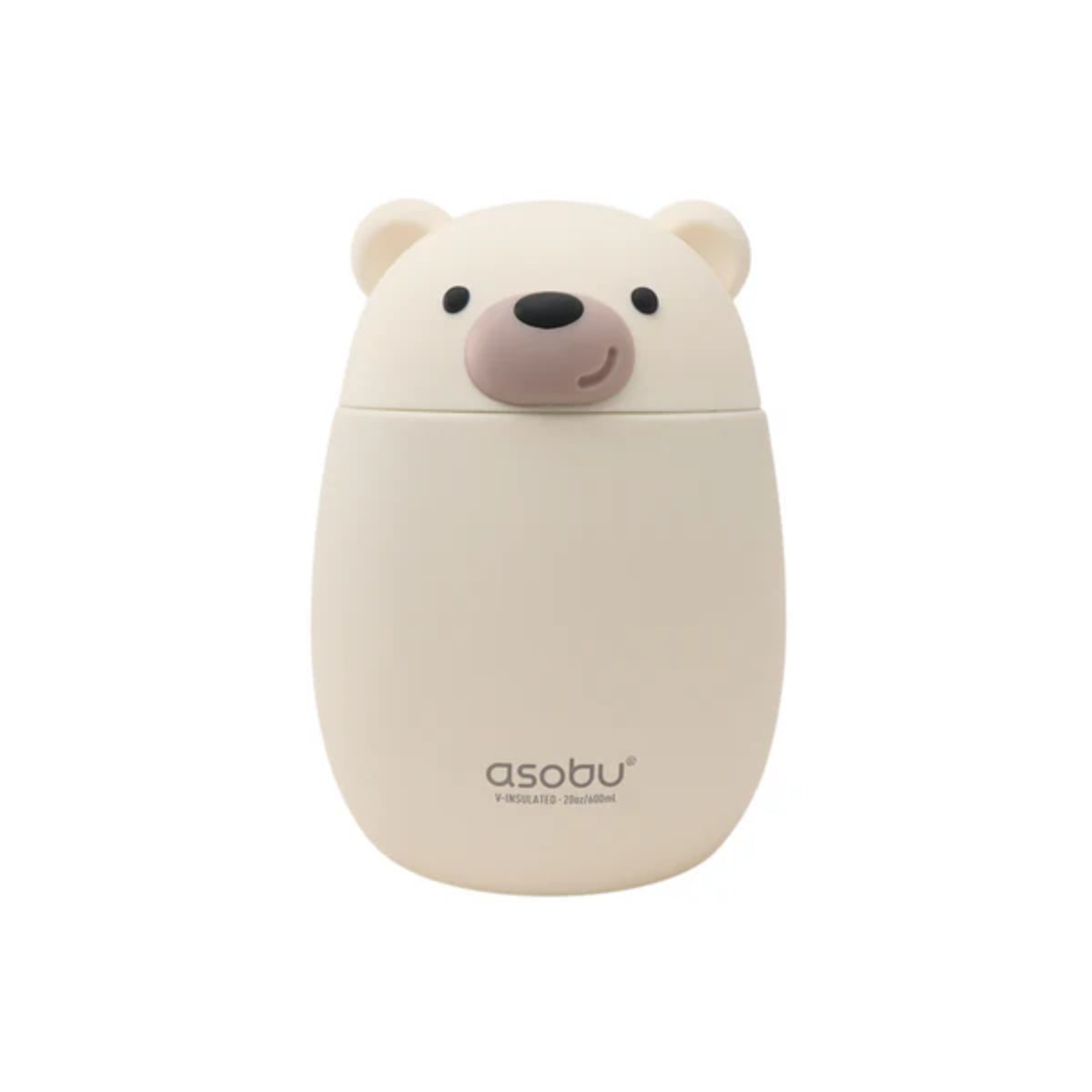 Pote Térmico Infantil Asobu Bestie Urso 600ML - Playful Character Design