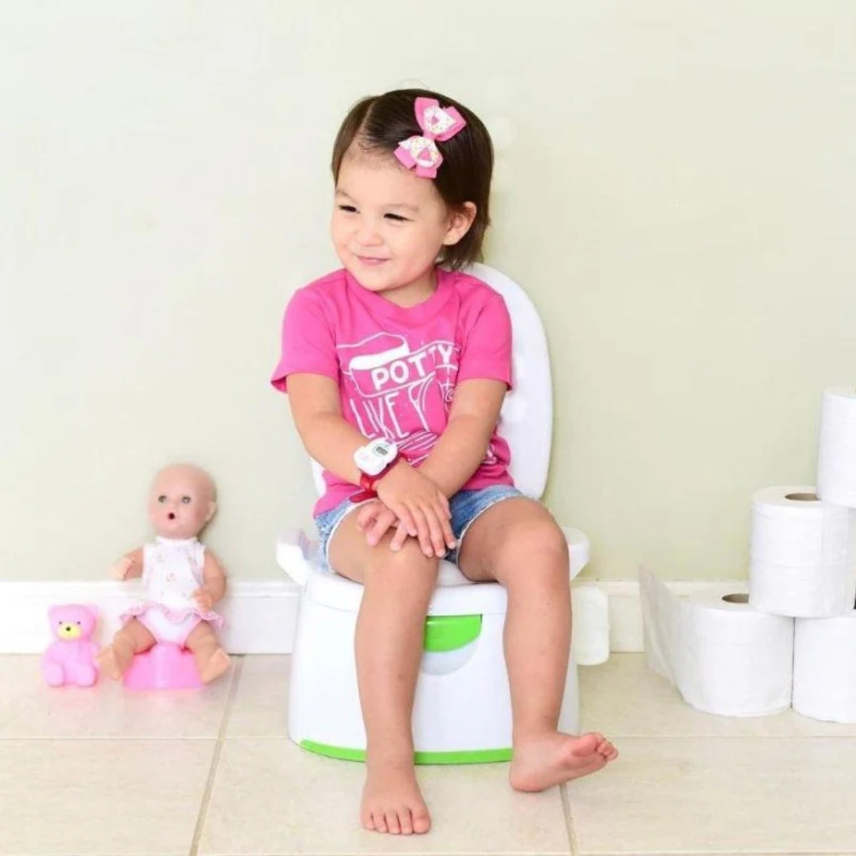 Potty Time Potty Watch - Purple - Builds consistency during potty training