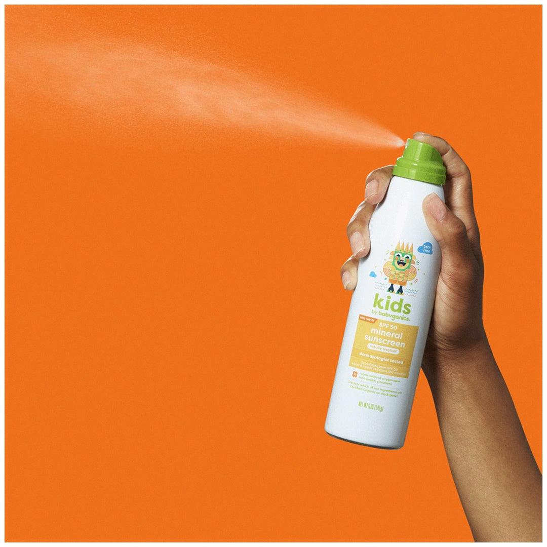 Protetor Solar Infantil Babyganics Aerosol Mineral FPS50+ - Babyganics Babytunes