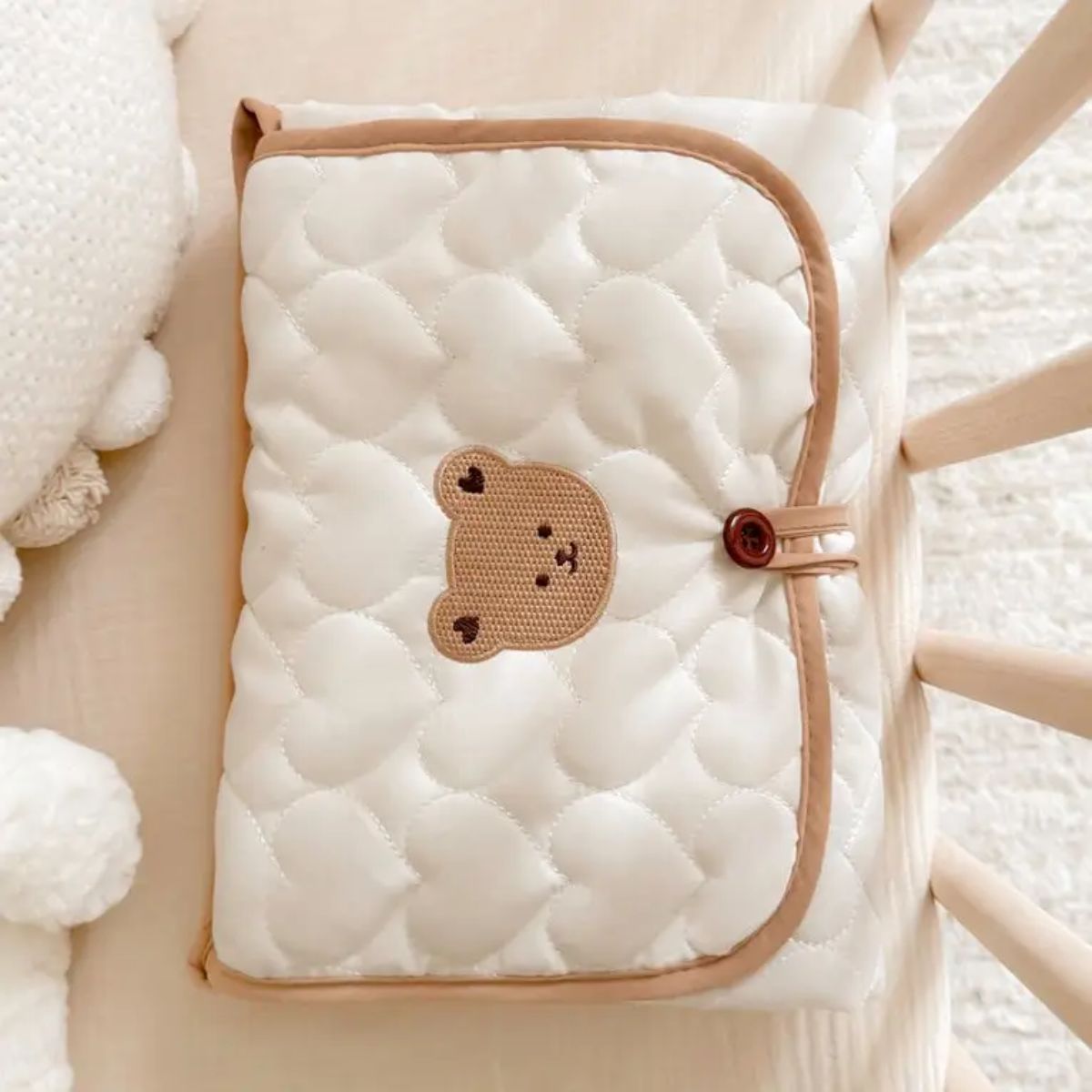 Portable Diaper Changing Pad - Bear