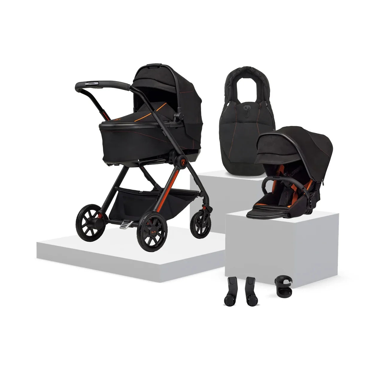 Silver Cross Reef AL Arancio Lamborghini Stroller – Limited Edition on Luna Baby Store Miami