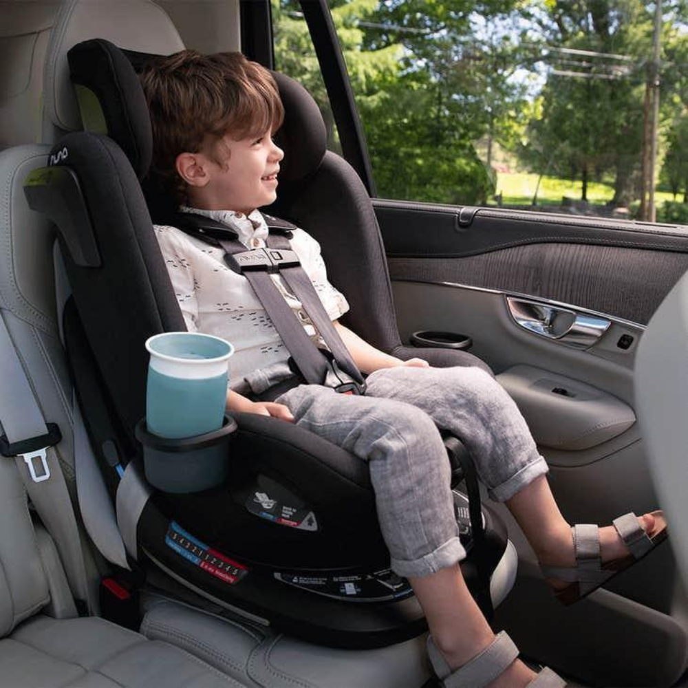 Nuna Revv Convertible Car Seat - Caviar - 10 Recline Positions