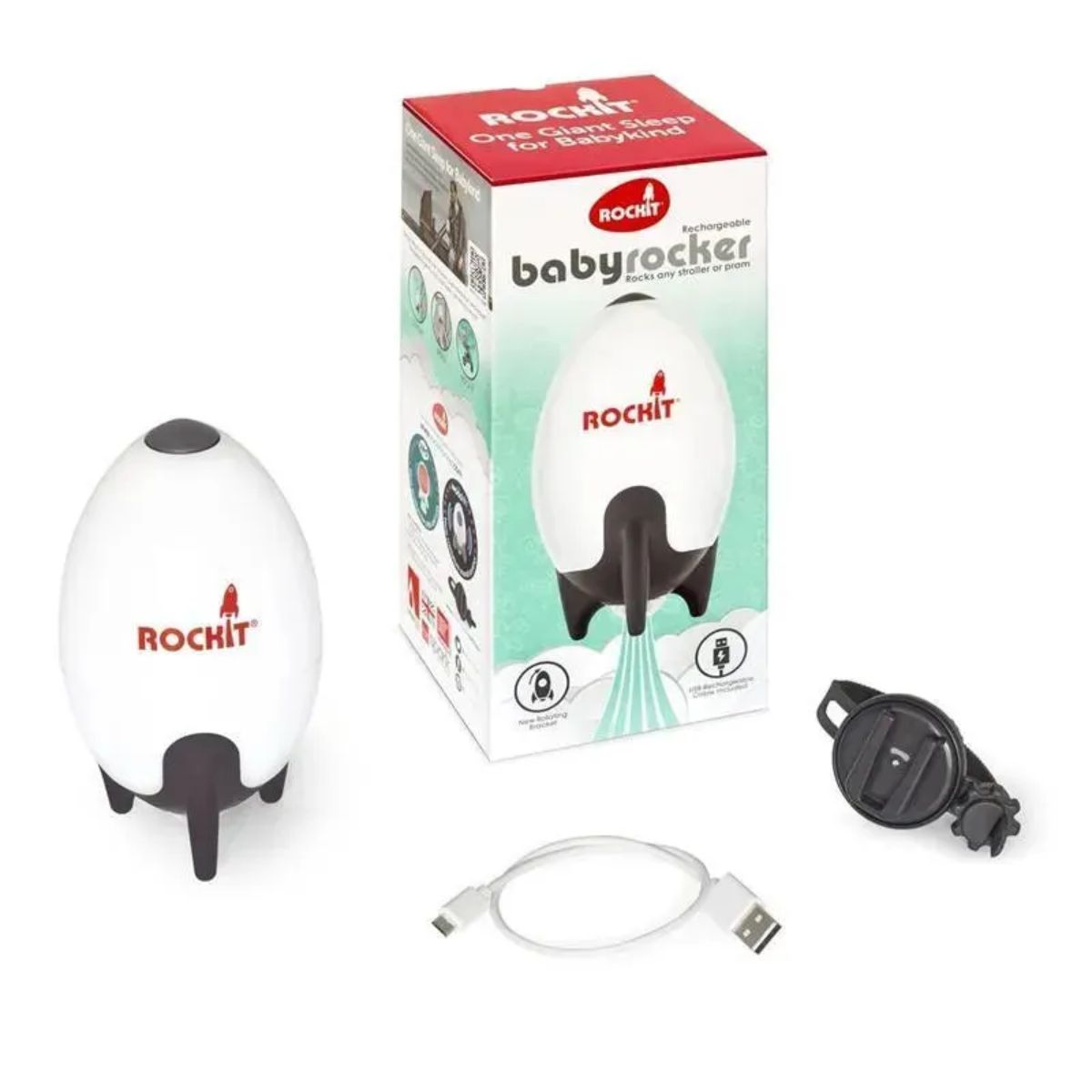 Rockit Portable Baby Rocker - USB Rechargeable 2.0