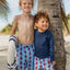 Rugged Butts Long Sleeve Rash Guard - Navy - 0-3M on Luna Baby Store Miami