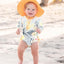 Ruffle Butts Swim Hat Reversible Melon - 0-12 M on Luna Baby Store Miami