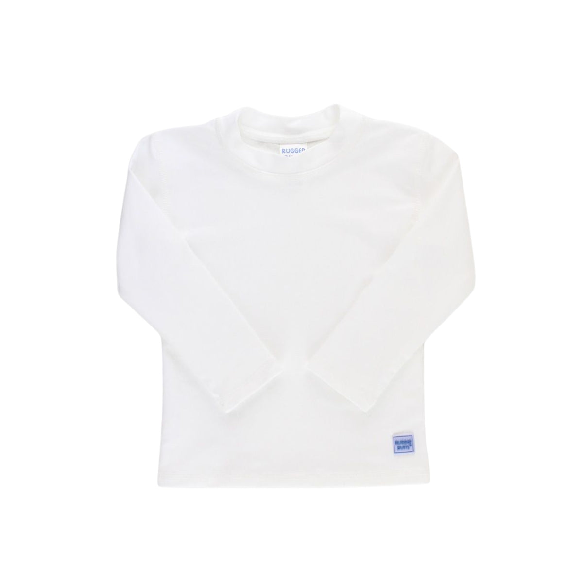 Rugged Butts Long Sleeve Rash Guard - White - 03T