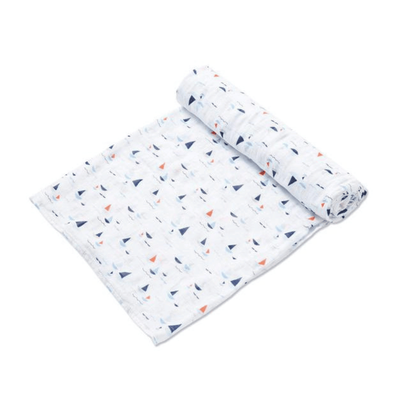 Angel Dear Swaddle Blanket Sail Boats