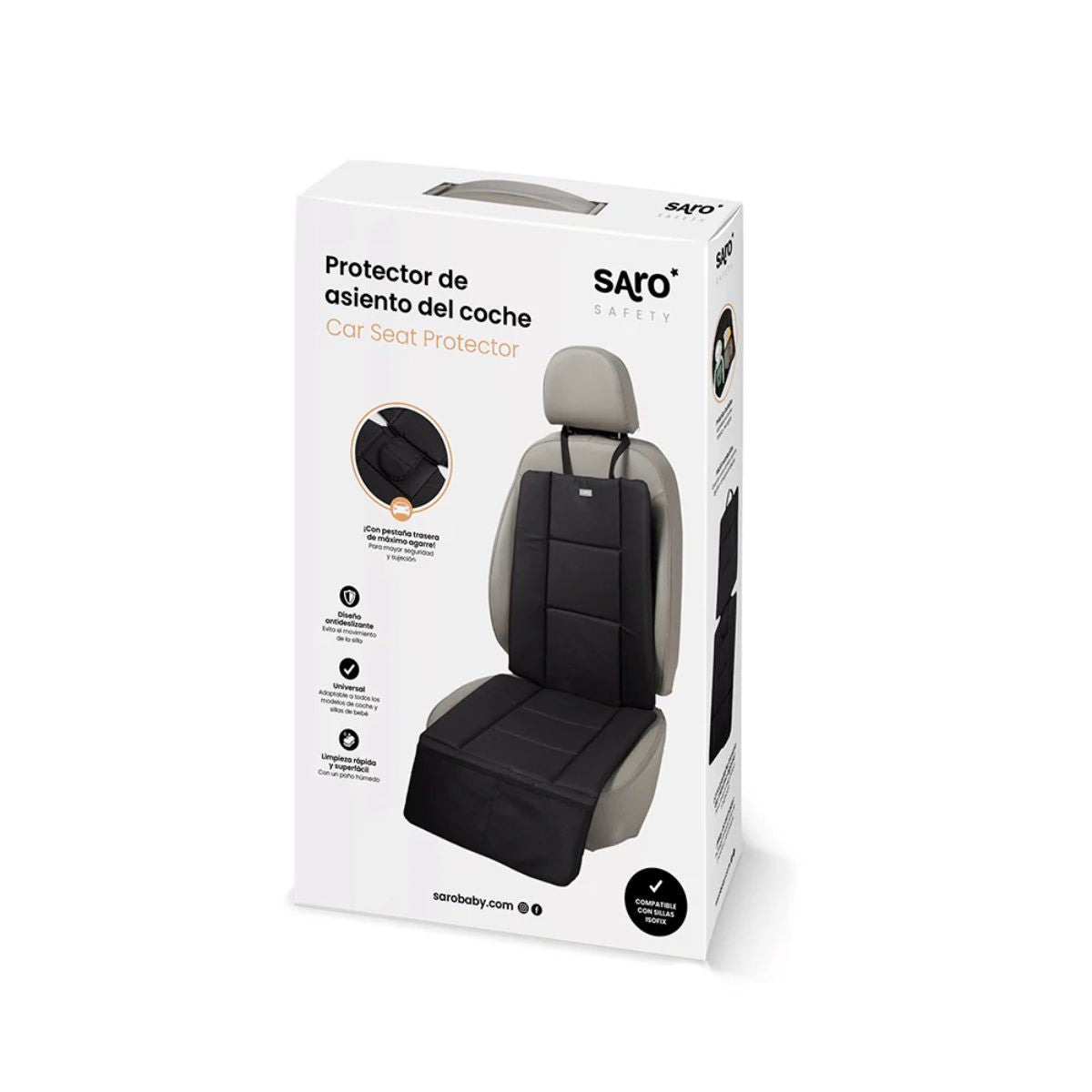 Saro Car Seat Protector - Black