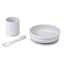 Saro Nordic Party 3 Piece Feeding Set - Glacier Grey