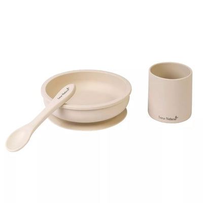 Saro Nordic Party 3 Piece Feeding Set - Sand