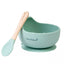 Saro Nordic Wave Bowl Feeding Set - Hunter Mint on Luna Baby Store Miami
