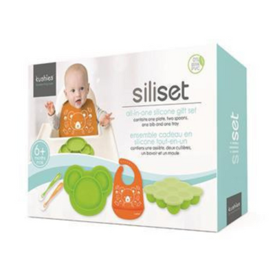 Kushies SiliSet Green Orange - Luna Baby Store Miami