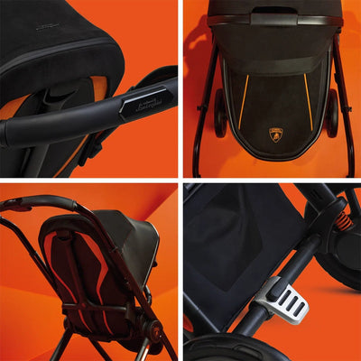 Silver Cross Reef AL Arancio Lamborghini Stroller – Limited Edition
