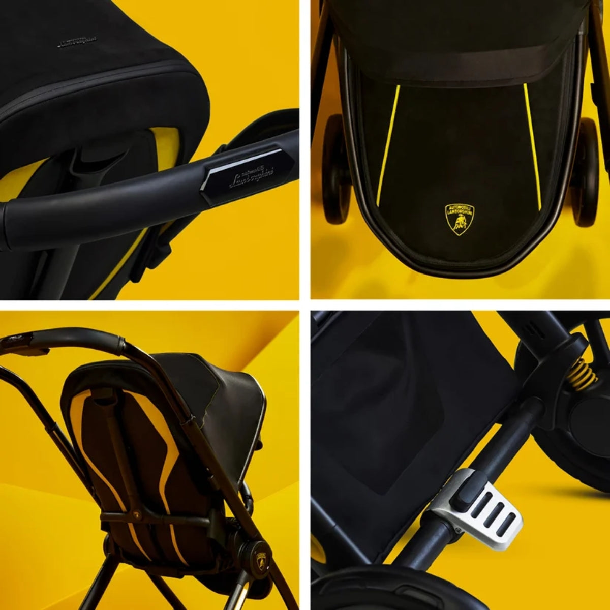 Silver Cross Reef AL Giallo Lamborghini Stroller – Limited Edition on Luna Baby Store Miami