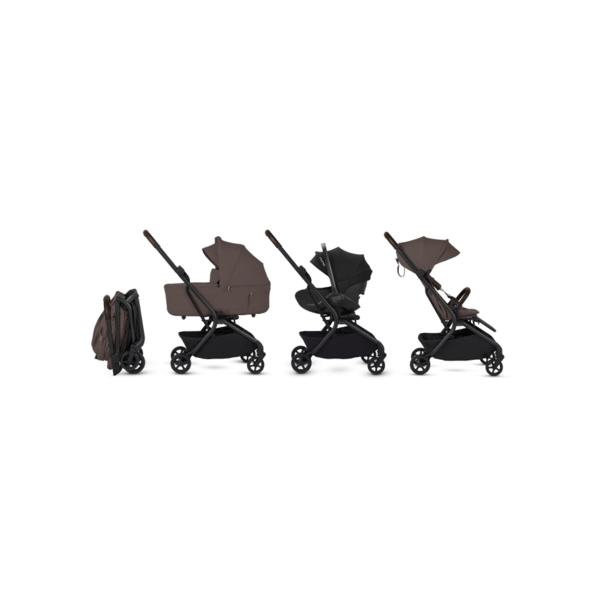 Silver Cross Nia Compact Travel Stroller - Chocolate