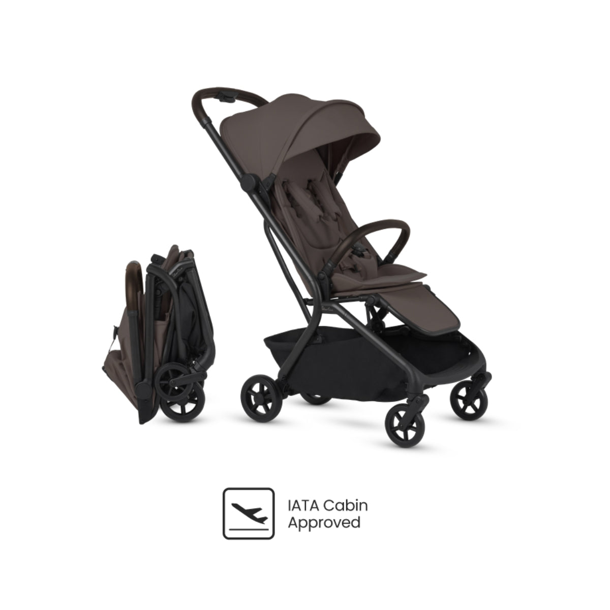 Silver Cross Nia Compact Travel Stroller - Chocolate