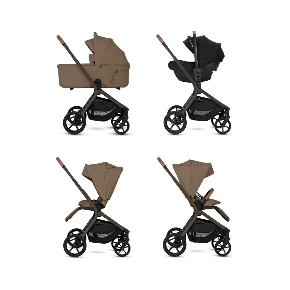 Silver Cross Breez Compact Bassinet - Maple on Luna Baby Store Miami