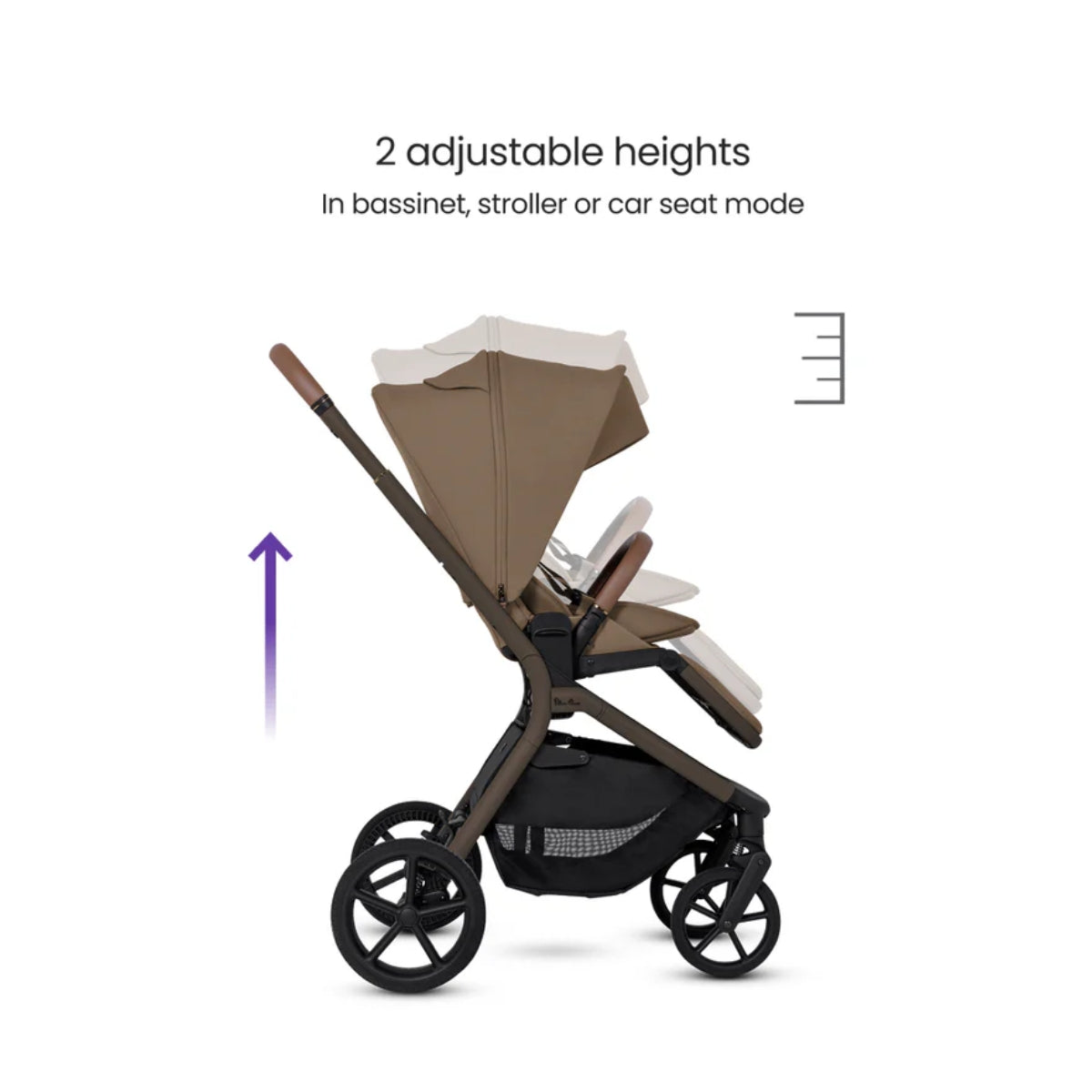 Silver Cross Breez Modular Stroller -  Maple