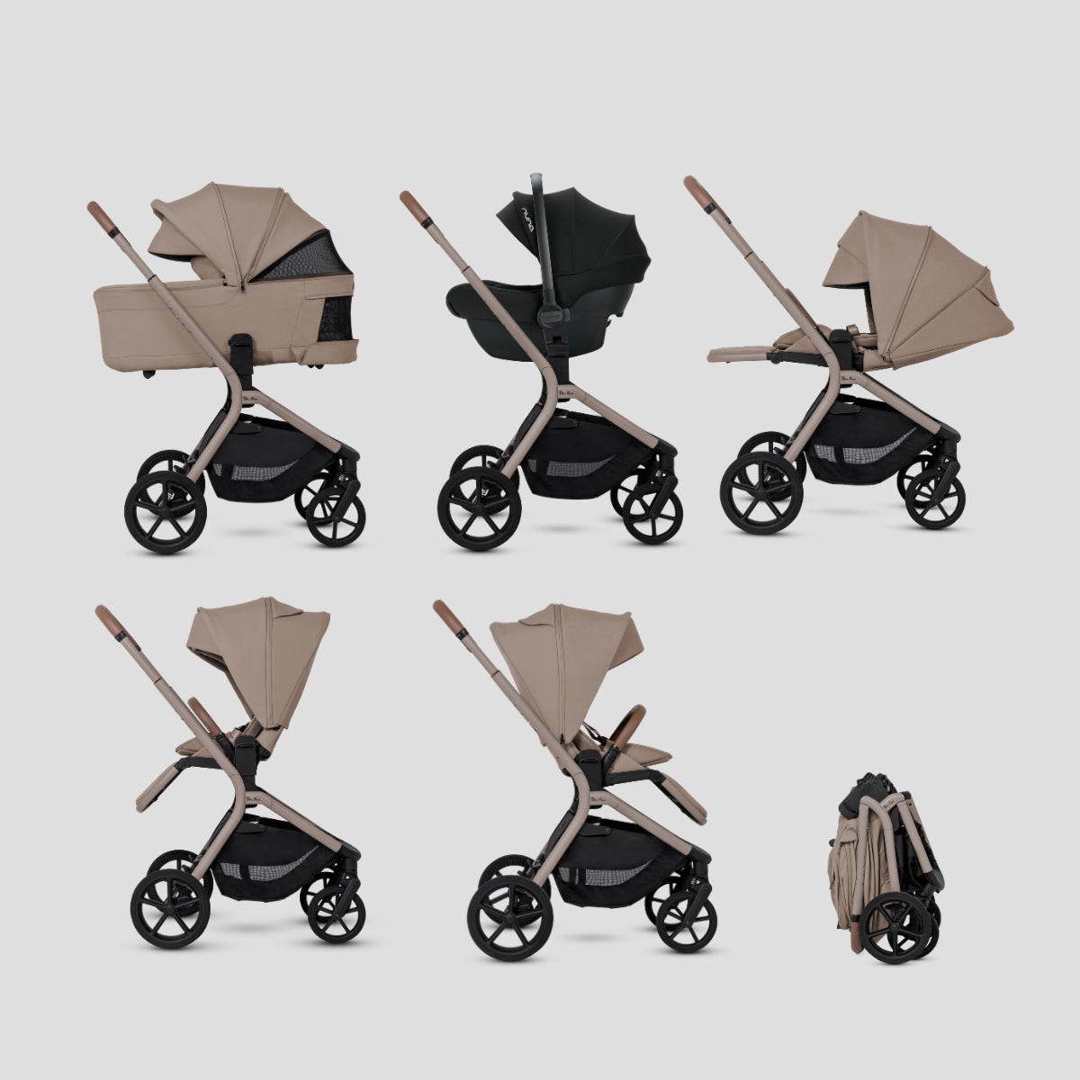 Silver Cross Breez Modular Stroller -  Maple