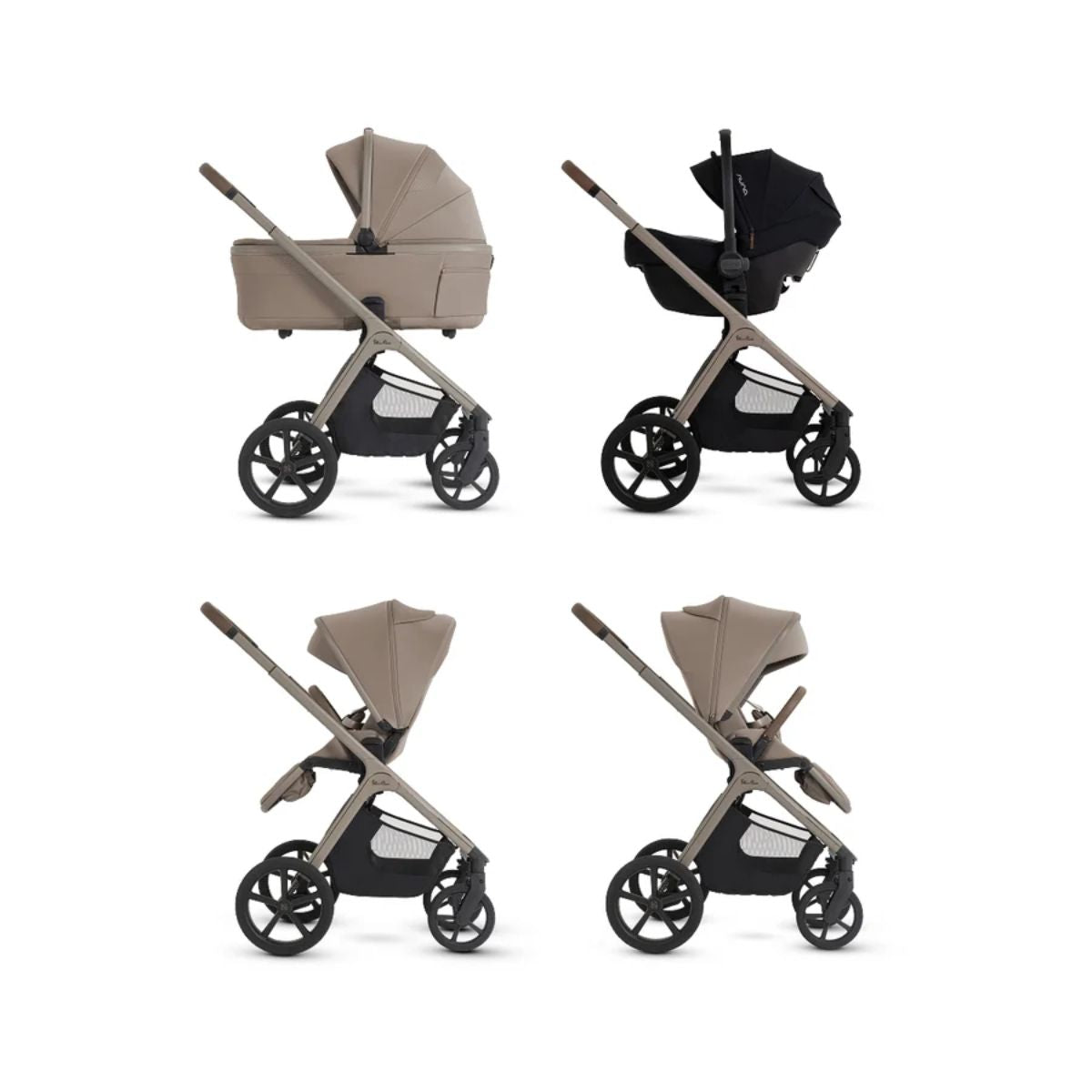 Silver Cross Cove 2 Compact Bassinet - Champagne