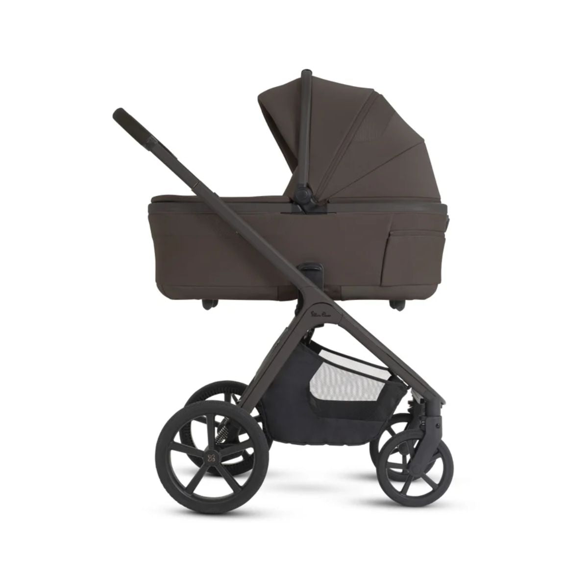 Silver Cross Cove 2 Compact Bassinet - Chocolate on Luna Baby Store Miami