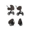 Silver Cross Cove 2 Compact Bassinet - Chocolate on Luna Baby Store Miami