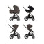 Silver Cross Cove 2 Compact Bassinet - Chocolate on Luna Baby Store Miami