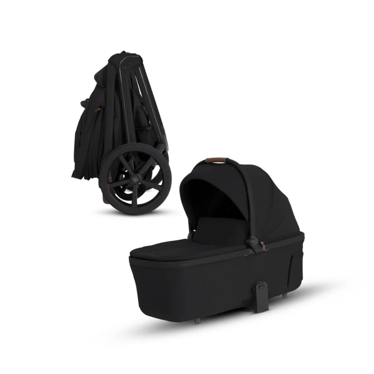 Silver Cross Cove 2 Compact Bassinet - Onyx on Luna Baby Store Miami