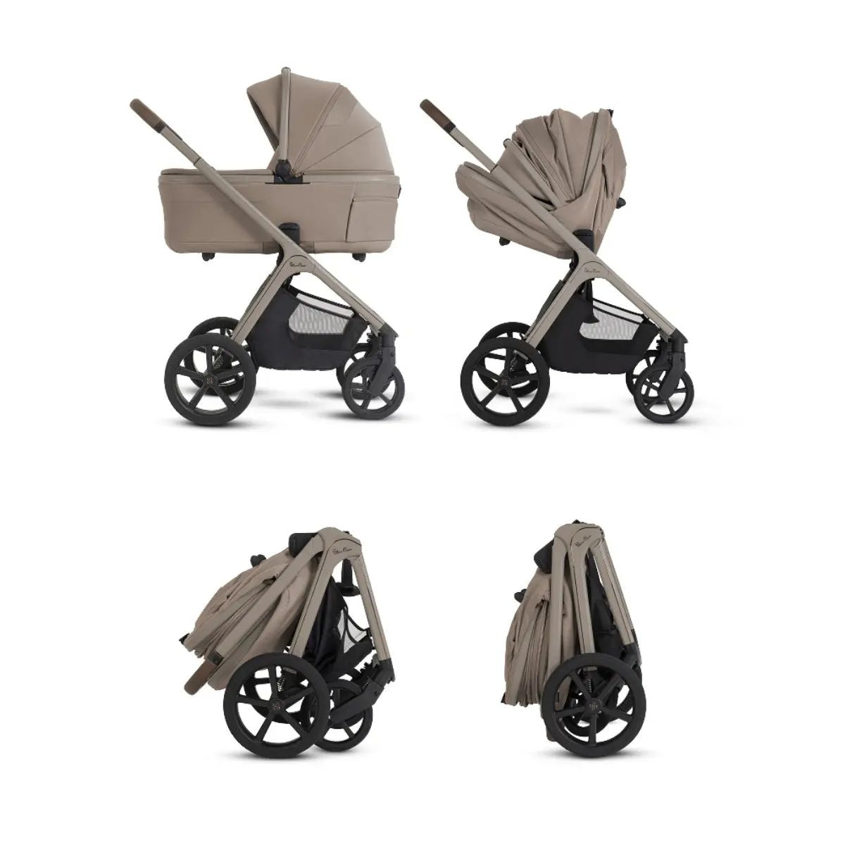 Silver Cross Cove 2 Full-Size All-Terrain Stroller - Champagne