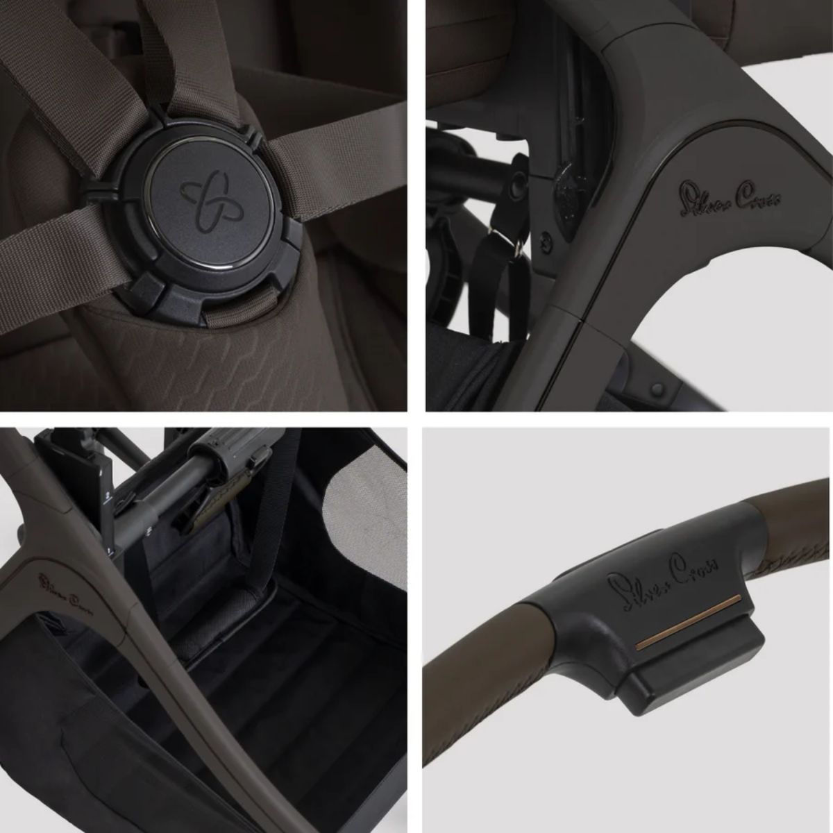 Silver Cross Cove 2 Full-Size All-Terrain Stroller - Chocolate