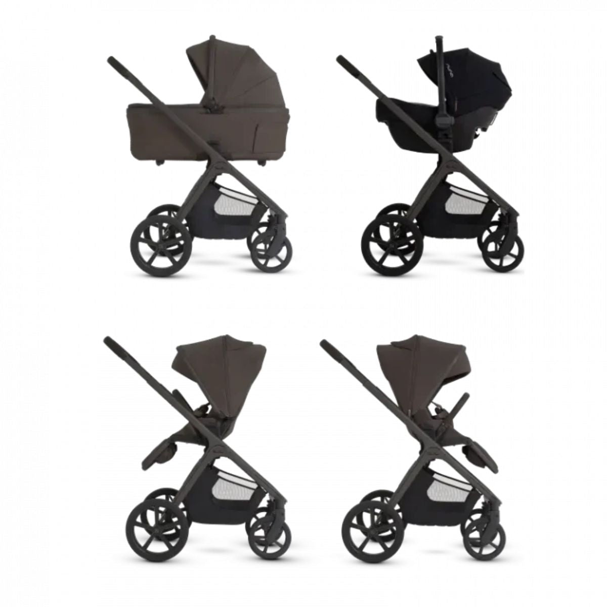 Silver Cross Cove 2 Full-Size All-Terrain Stroller - Chocolate on Luna Baby Store Miami