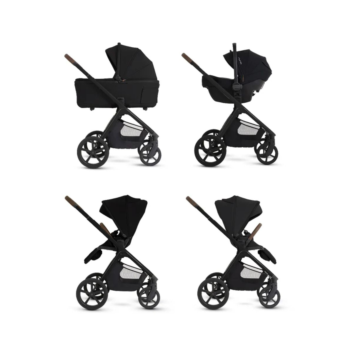 Silver Cross Cove 2 Full-Size All-Terrain Stroller - Onyx on Luna Baby Store Miami