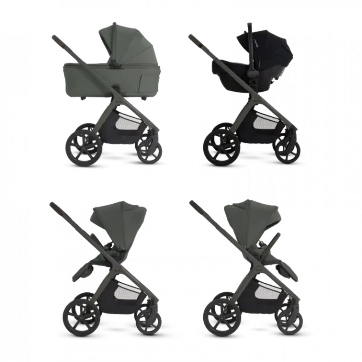 Silver Cross Cove 2 Full-Size All-Terrain Stroller - Pewter on Luna Baby Store Miami
