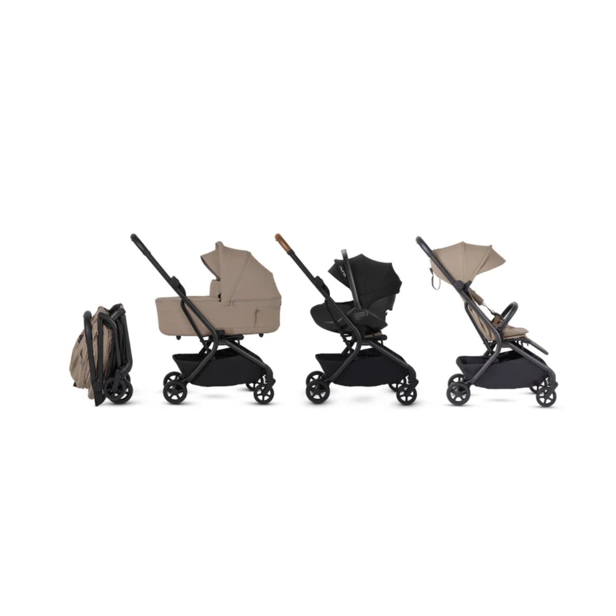 Silver Cross Nia Compact Bassinet - Champagne