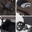 Silver Cross Nia Compact Travel Stroller Bundle - Chocolate on Luna Baby Store Miami