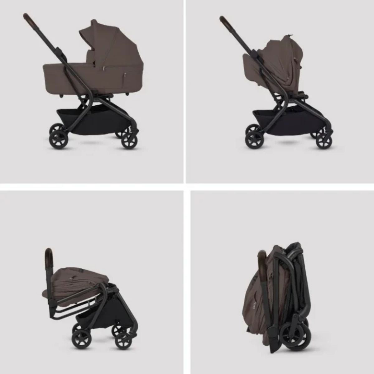 Silver Cross Nia Compact Travel Stroller Bundle - Chocolate